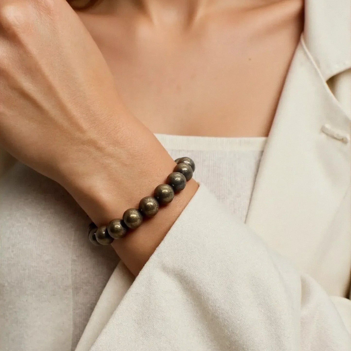 Money Magnet - Pyrite Natural Stone Bracelet